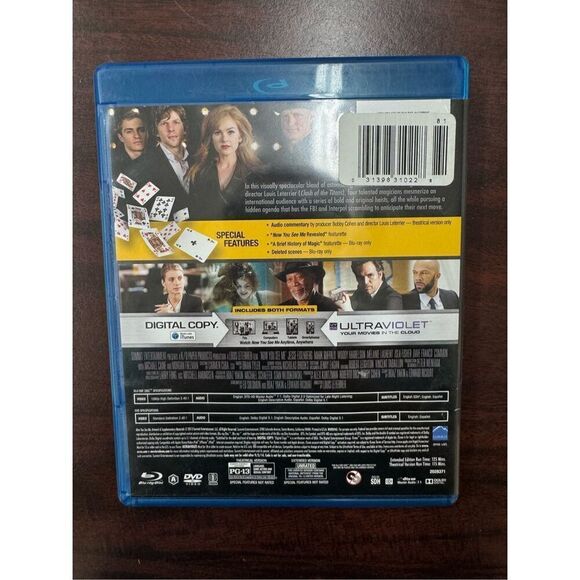Now You See Me Extended Edition Blu-Ray and DVD Movie - Picture 2 of 5